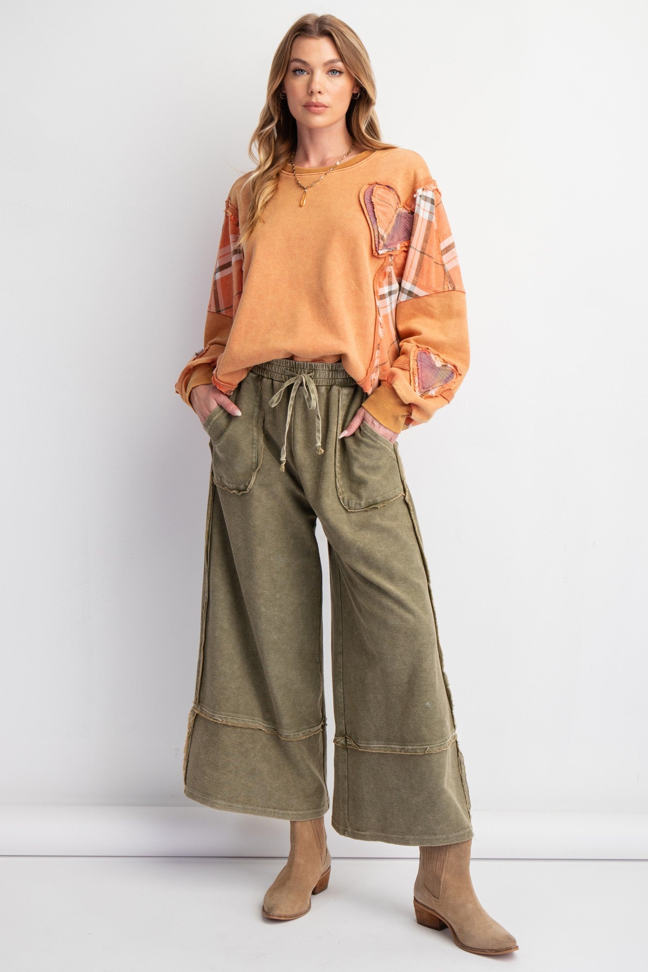 Lounge Around Pants- Olive