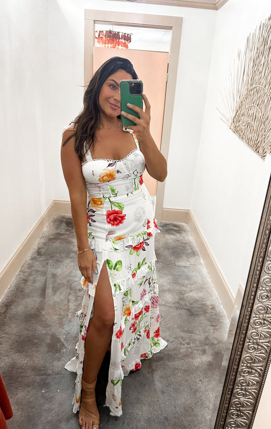 Floral Sweetheart Maxi