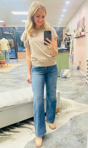 Comfort Wide Leg Jeans