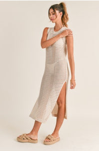 Crochet Slv Less Maxi