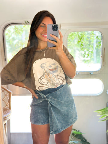 Western Mineral Wash Top