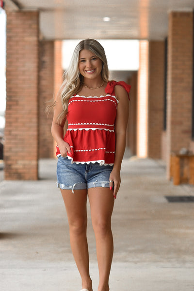 Red Ric Rac Tank