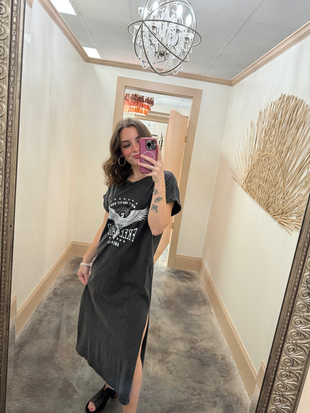 Free Bird Maxi T-shirt Dress