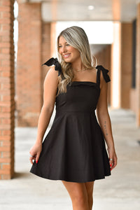 Bow Tied Mini Dress