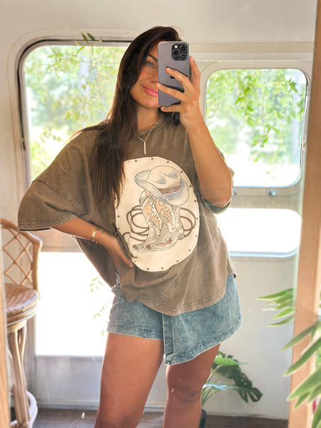 Western Mineral Wash Top