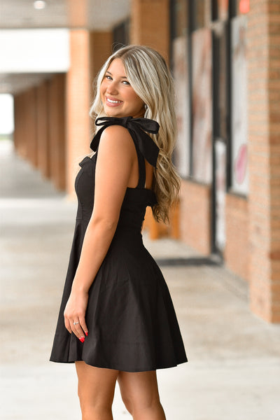 Bow Tied Mini Dress