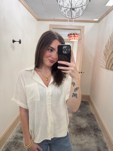 Off White Button Up