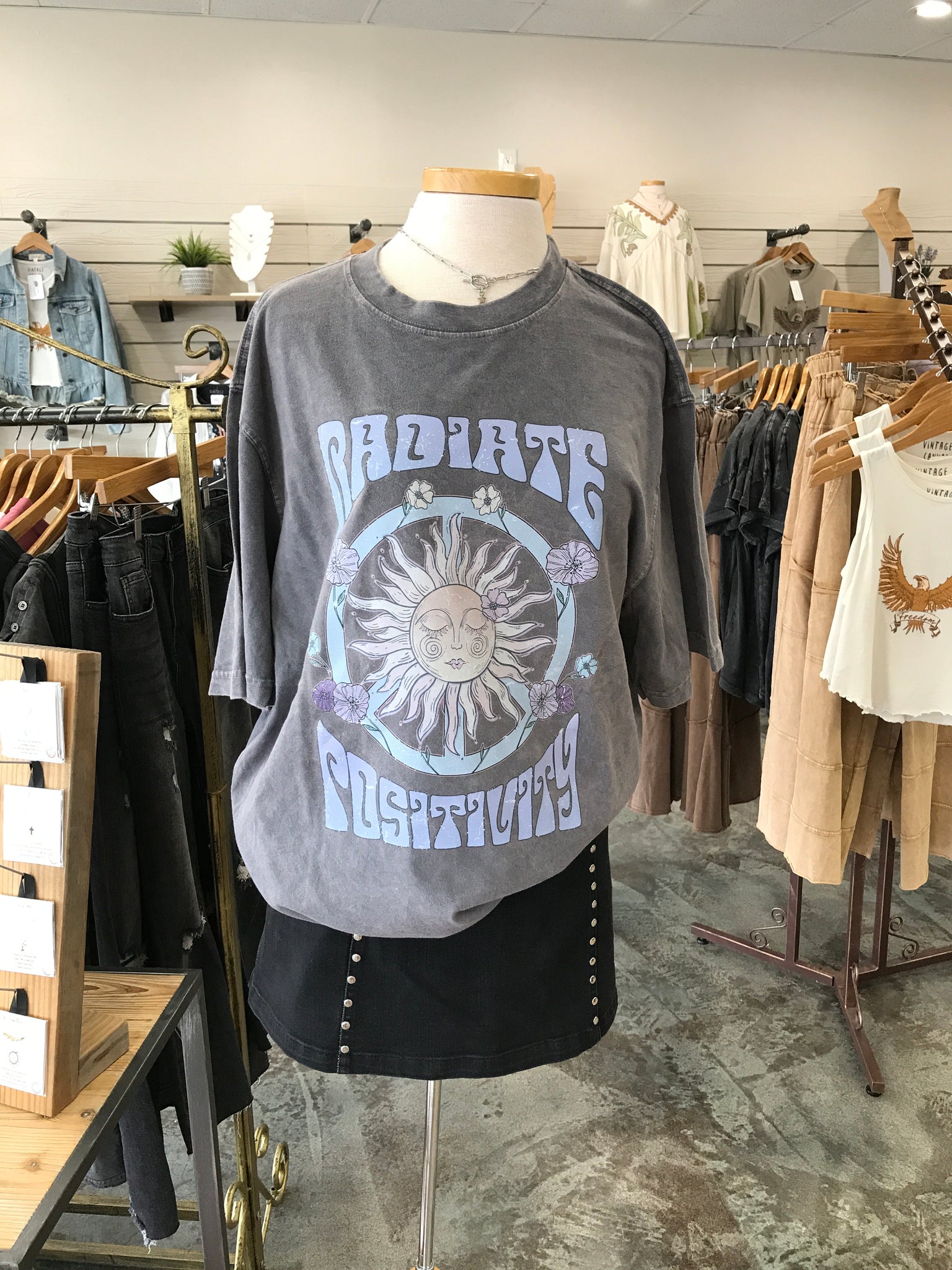 Mineral Wash Radiate Tee