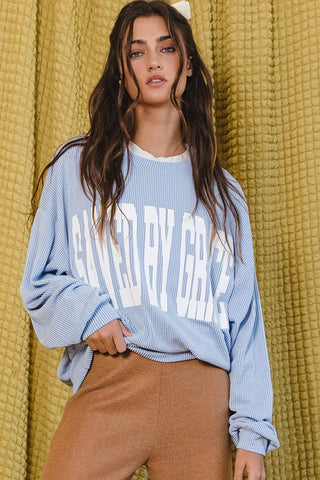 Saved By Grace Corded Pullover