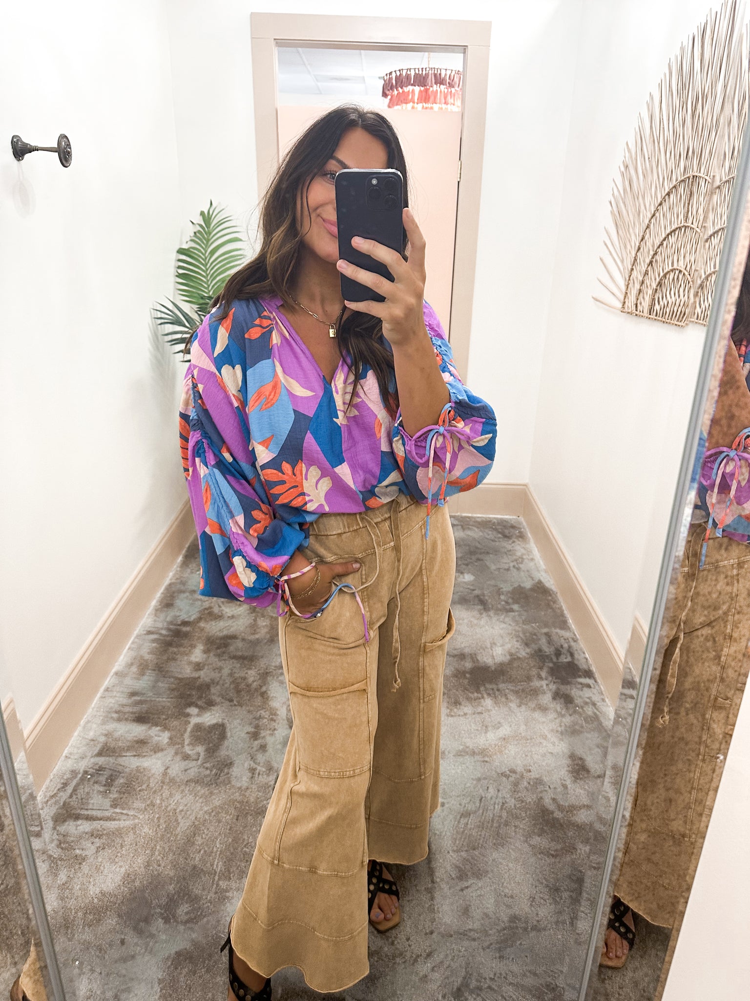 The Katie Print Blouse