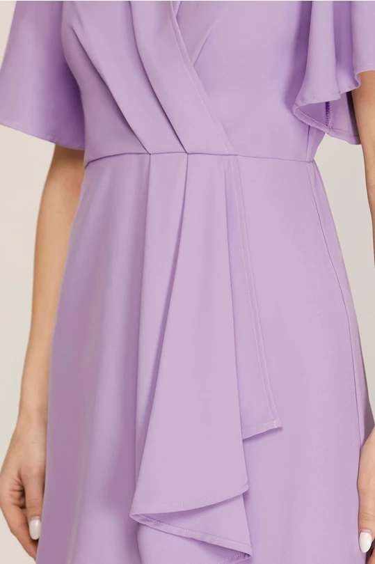 Lavender Wrap Dress