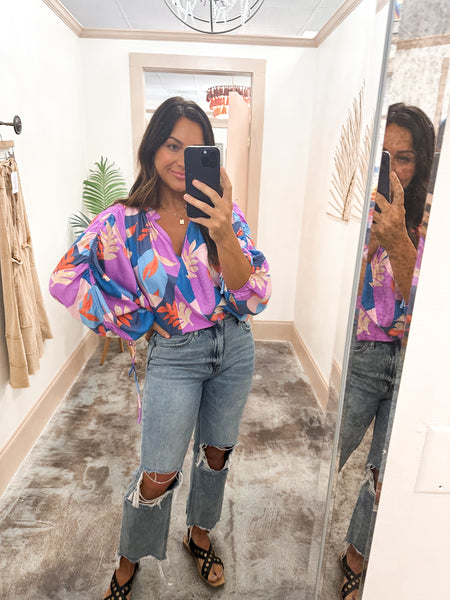 The Katie Print Blouse