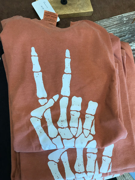 Bones Peace Top