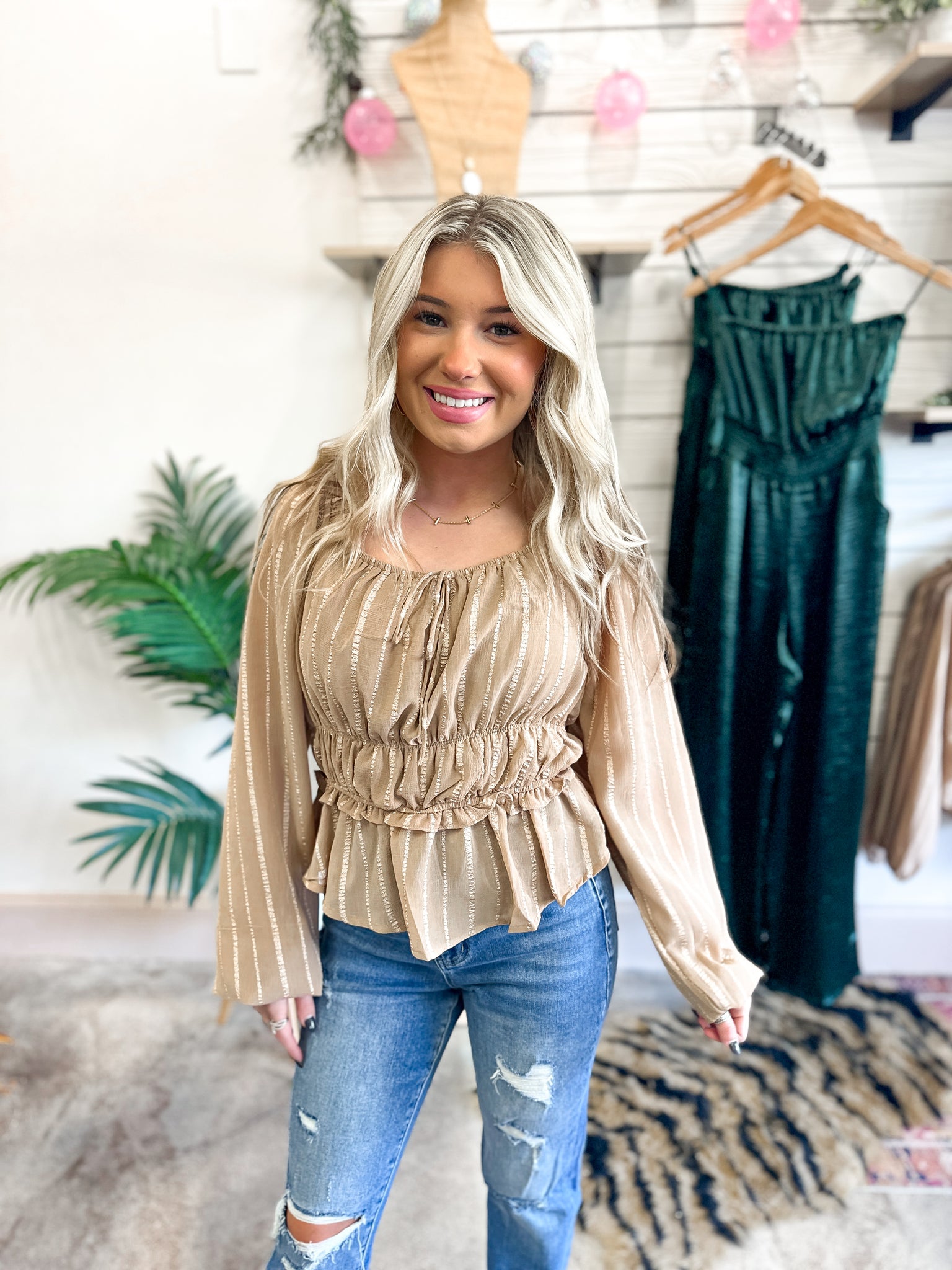 Warm Ruffle Top