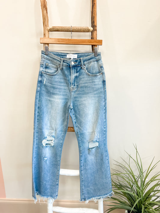 Risen Ripped Jeans - Light Wash